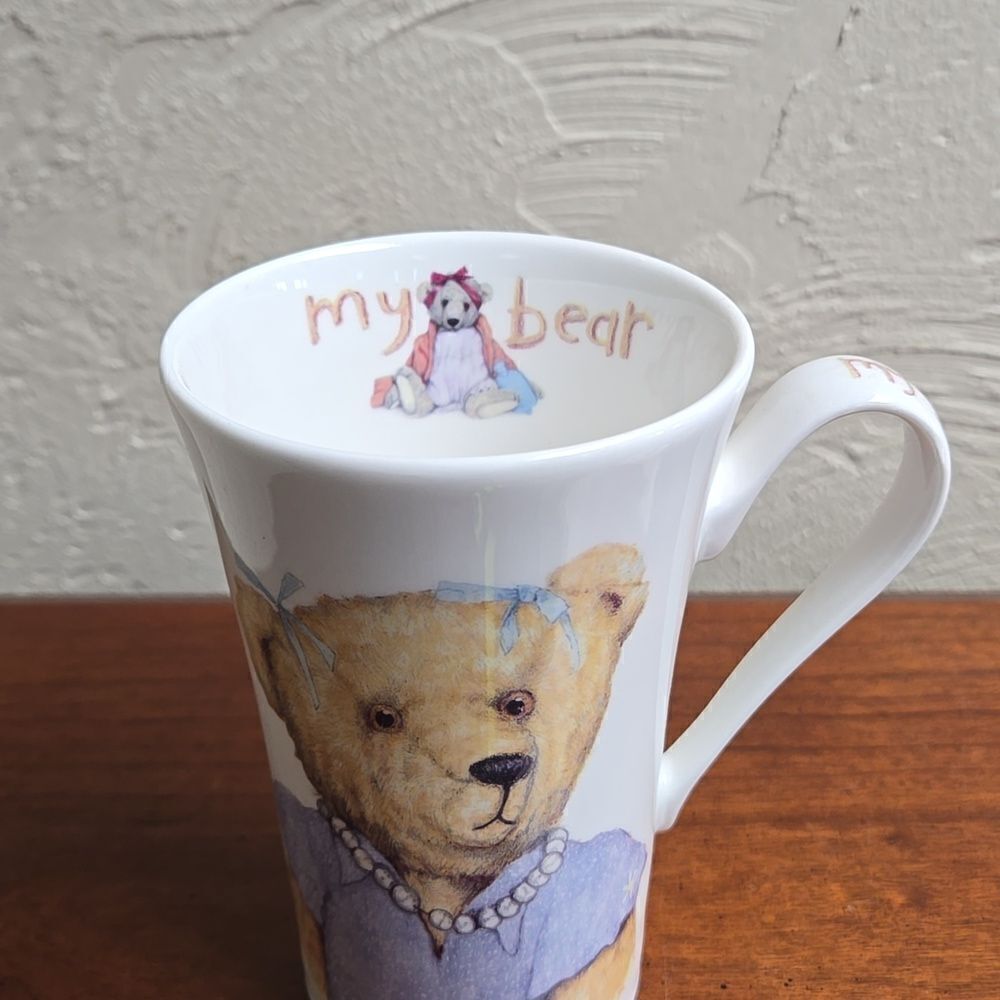ROY KIRKHAM SET OF 2 BONE CHINA "MY BEAR" MUGS - Picture 9 of 14